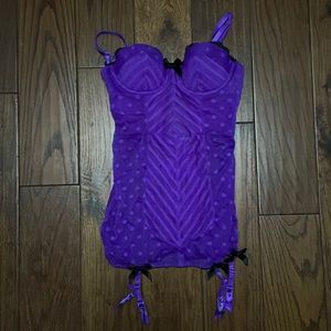 Victoria secret corset sexy little things purple 34B